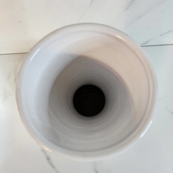 Beautiful Mid-Century Modern Wrapped Textured Multicolor Pottery Vase Italy 8.5" - Picture 7 of 10